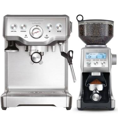 Imagem de Conjunto Cafeteira e Moedor de Café Tramontina by Breville Express em Aço Inox 110V