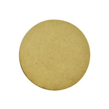 Imagem de Kit 5 Chapa Lisa Redonda Pintura DecoraÇÃO 3mm 35cm Mdf Madeira - ATAC