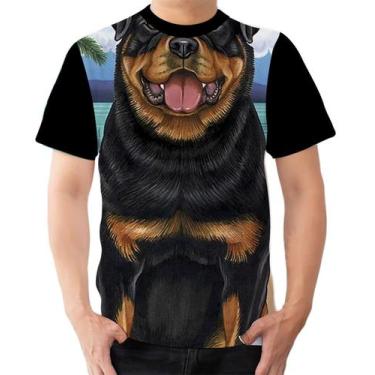 Imagem de Camiseta Camisa Ads  Rottweiler Cachorro Animal cão 10 - Fabriqueta, X