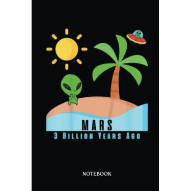 Imagem de Alien Notebook: Kids Beach Alien, Mars 3 Billion Years Ago | Alien Journal, Lined Journal Ufo, Ufo Journal, Lined Journal Alien, Size 6 X 9", 120 Pages.