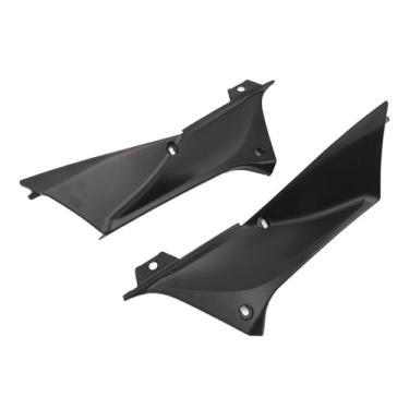 Imagem de 1 par de Capas Pretas de Carenagem Lateral de Motocicleta para YZF R1 2002-2003 – Painel de Inserção de Tubo de Duto de Ar