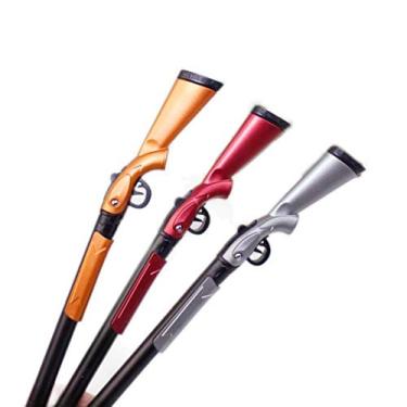 Imagem de rrrrr 3 canetas de gel fofas para escritório em forma de arma de gel, escola, estudante, kawaii, aprendizagem, artigos de papelaria, ideias de presente para amigos