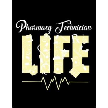 Imagem de Pharmacists Life Gift Design Pharmacy Tech Medical Student Print Notebook: French Bulldog Moms - 120 Blank Lined Pages, 8.5x11