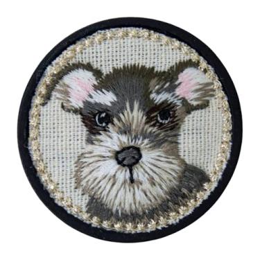 Imagem de Vaveren Porta-agulhas de madeira reutilizável, presente para o dia das mães, porta-agulhas para bordado, ponto cruz, quilting, mãe e esposa, Cão 1