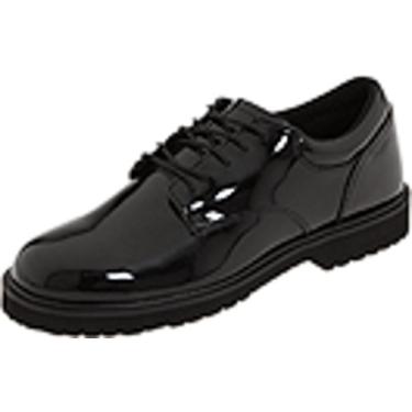 Imagem de Bates Men's Hi Gloss Uniform Oxford, Black, 13 W US