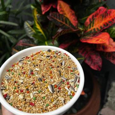 Imagem de Mistura Calopsita Periquito Agaporne 10kg Passaro Sementes Pets - Seve