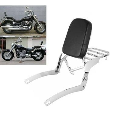 Imagem de Encosto Sissy Bar popular adequado para Yamaha Virago XV 250 XV 125 1989-2019, Yamaha XV250 Yamaha XV125 Descanso traseiro