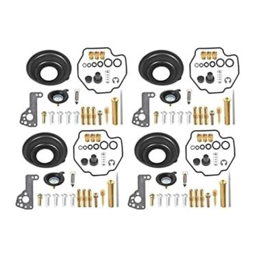 Imagem de Kit de reparo de carburador com 4 válvulas de corte de ar de diafragma de substituição para Yamaha Vmax V-MAX 1200 1985-2007