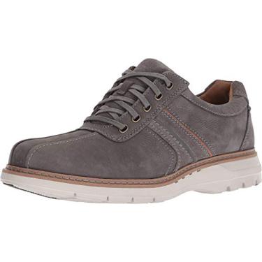 Imagem de Clarks Tênis masculino Un Ramble Go, Nobuck cinza escuro, 8