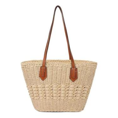 Imagem de Bolsa Feminina De Verão Média Reforçada Passeio Praia Ombro - Alwy