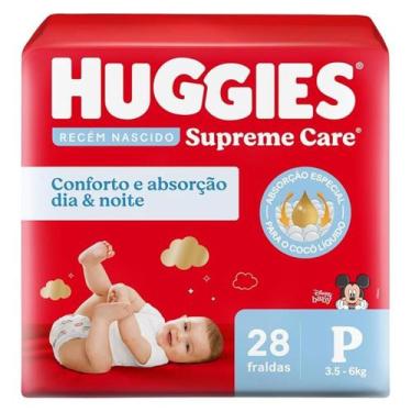 Imagem de Fralda Huggies Disney Supreme Care Tam P c/ 28 unid