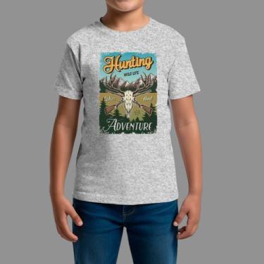Imagem de Camisetas Infatil Básica Masculina Moda De Country confortável Gola Re