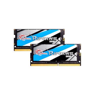 Imagem de G.Skill Kit de atualização de memória para laptop 32GB 2666MHz DDR4 SO-DIMM (CL19) 1,20V PC4-21300 Ripjaws 2x16GB