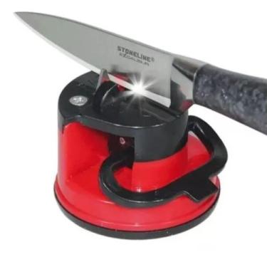 Imagem de Amolador Universal com Ventosa Fixa Ideal para Facas, Canivetes e Teso
