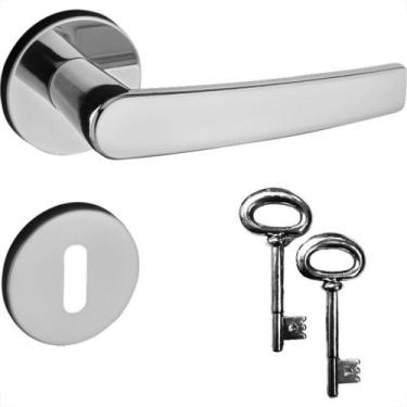 Imagem de Fechadura Pado Concept Zamac 401 Interna Roseta Cromada