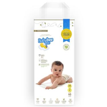 Imagem de FRALDA DERMOPROTETORA BABY BEE FREE MEGA TAMANHO M de 4-9kg 46 unidades