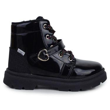 Imagem de Bota Infantil Feminina Klin London Mini Preta - 3650-Feminino
