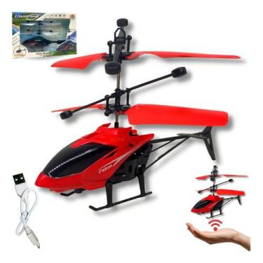 Imagem de Helicóptero De Brinquedo Com Sensor - Vermelho - ALTOMEX