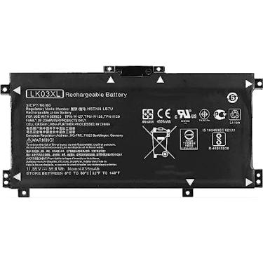 Imagem de LK03XL Batería para portátil Compatível com HP Envy X360 Convertible 15m-cn0xxx 15-cr0xxx 15m-cn0012dx bp0xx bp112dx bp1xx bq021dx cn0011dx 17m-ae111dx ae0xx L09281-855 -421 55.8Wh