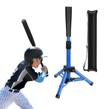 Imagem de Hikeen Camiseta de beisebol infantil com altura ajustável (azul)