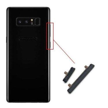 Imagem de Botão Power Liga Volume Compatível Galaxy Note 8 N950, PRETO