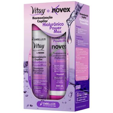 Imagem de Kit Harmonização Capilar Shampoo + Tratamento Condicionador Vitay Novex