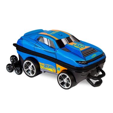 Imagem de Mochila De Rodinhas 3D Infantil Hot Wheels D-Muscle Azul