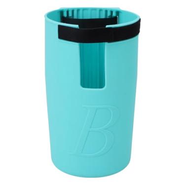 Imagem de Xícara de Sacolas de Praia Convenientes, Acessório Ajustável de Bebidas de Silicone para Sacolas de Praia, Suporte de Garrafa de água Fácil de Usar (Verde de menta)