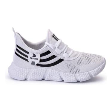 Imagem de Tênis Feminino Casual Caminhada Treino Confortável Macio Leve Barato -