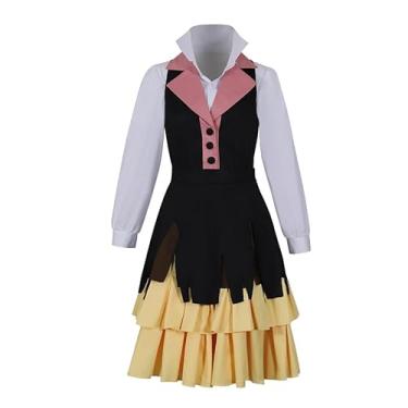 Imagem de HOLRAN Fantasia feminina anime Lucy Maud Montgomery cosplay fantasia Lolita uniforme vestido escolar cosplay festa, Preto, Women-XL