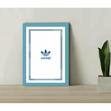 Imagem de Quadro Decorativo Copa Blue Clas Loja Empresa + Vidro 33x25