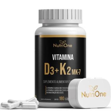Imagem de Vitamina D3 + K2 Mk7 Alta Concentração 180 Cáps - Nutrione