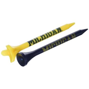 Imagem de Camisetas de golfe Team Golf NCAA 6,35 cm, pacote com 175, tamanho regular, Michigan Wolverines, One Size