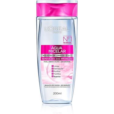 Imagem de Água Micelar L'Oréal Paris Solução de Limpeza 5 em 1 200ml