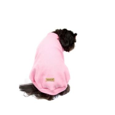 Imagem de Cacharrel de Malha para Cachorro e Gato Pet - Bichinho Chic, Rosa, 2