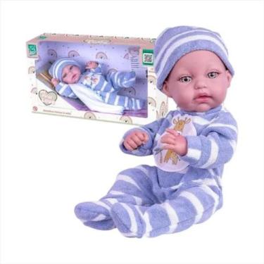 Imagem de Boneca My First Love Menino Super Toys com Acessórios em Vinil  Ref. 5