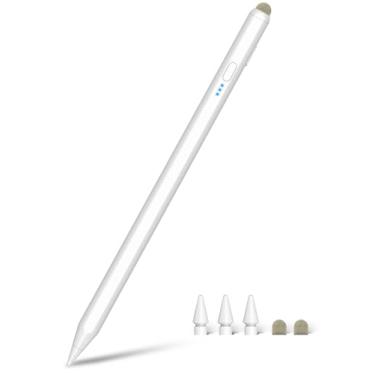 Imagem de Lápis para Apple iPad 9ª e 10ª geração: Caneta Stylus de carga rápida de 15 minutos para Apple Pencil 1ª geração, caneta iPad compatível com Apple iPad/Pro/Air/Mini 2018-2024, M4 iPad Pro/M2 iPad Air