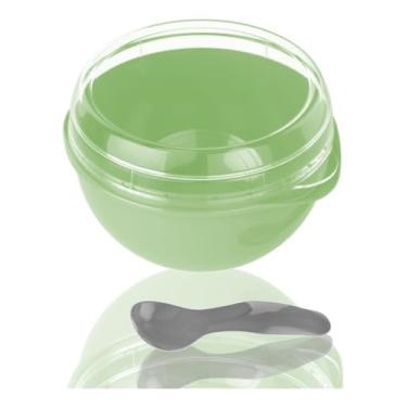 Imagem de Marmita Com Colher 500ml Bowl Tijela Pote Com Tampa