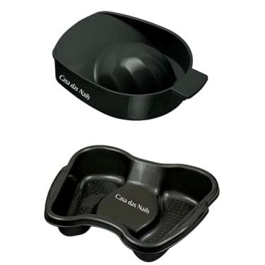 Imagem de Bacia Para Pedicure Especial e Bacia Anatômica Manicure Santa Clara(Preto)