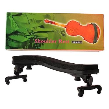 Imagem de Apoio de ombro de violino confortável ajustável para melhoria da postura - Plástico durável para tocadores de violino de 1/2 (1/4-1/8)