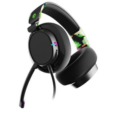 Imagem de Skullcandy SLYR Pro Fone de ouvido para jogos com fio multiplataforma, microfone removível, design leve, almofadas auriculares de espuma viscoelástica ultramacia, controles de volume e mudo, PC, Xbox