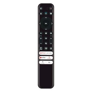Imagem de Controle remoto de substituição por voz compatível com TCL Class S4 S-Class 4K UHD HDR LED Smart Google TV 85S450G 43S450G 50S450G 50S450G-CA 55S450G 55S450G-CA 58S450G 65S450G 65S450G-CA 75S450G-CA