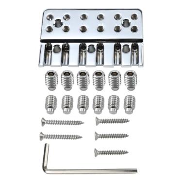 Imagem de OVSAL Cadeado de corda para baixo sem cabeça de 6 cordas WBH-JX-6-CR