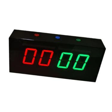 Imagem de menolana Placar digital eletrônico portátil 21,5x10x4,5cm Multiuso para jogos internos Fonte de alimentação USB leve Marcador de pontos