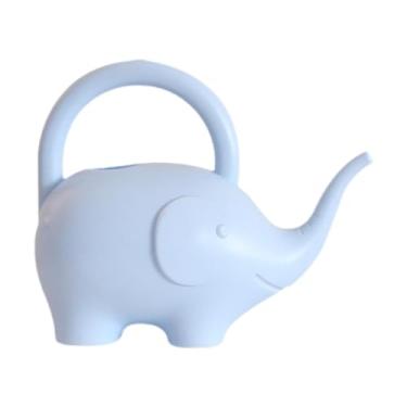Imagem de Ioensy Regador infantil, regador em formato de animal, de jardim com pega confortável, ferramenta de jardinagem para plantas internas e externas, Elefante Azul