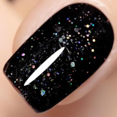 Imagem de YTD Likomey Esmalte Em Gel, Sem Hema E Tpo, 15 Ml, Gel Colorido Preto Com Glitter Uv Para Unhas, Verniz Brilhante Primavera Verão, Salão, Casa, Manicure, Faça Você Mesmo, Sf441