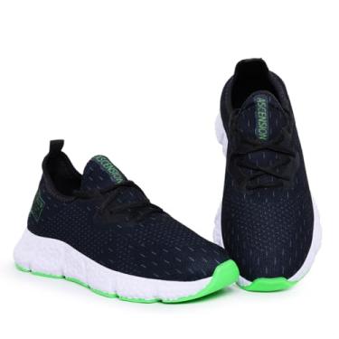 Imagem de Tênis Ortopédico Ultra Confortável – Ideal para Caminhada e Corrida | Leve, Macio e Anatômico | Amortecimento para Uso Diário (Preto e Verde, BR, Adulto, Numérico, 37)