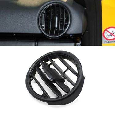 Imagem de Goodithy Compatível Com Porsche Boxster Cayman 987, Tampa Da Saída De Ar Frontal Do Painel, Condicionado, Grade Acabamento Painel Substituição (Preto Liso)