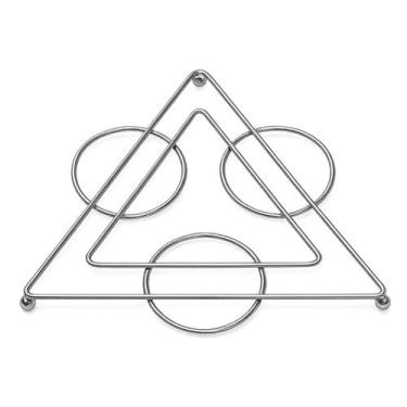 Imagem de Apoio De Panela Em Aço Inox Resistente Design Moderno E Praticidade Na