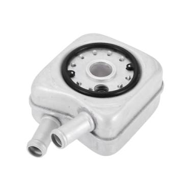 Imagem de REPAIROCK Resfriador de óleo do motor para Audi A4 1.8/2.8L 1997-1999 Refrigerador de óleo de transmissão com 1 peça de vedação O-ring No.068117021B Liga de alumínio tom prateado